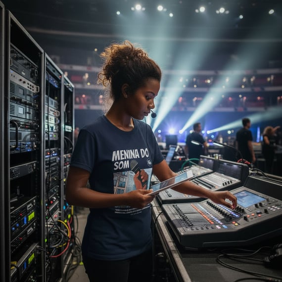 Camisa Menina do Som de Unha Laranja