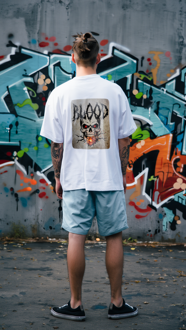 Nome do produto: Camiseta Oversized Blood Inferno