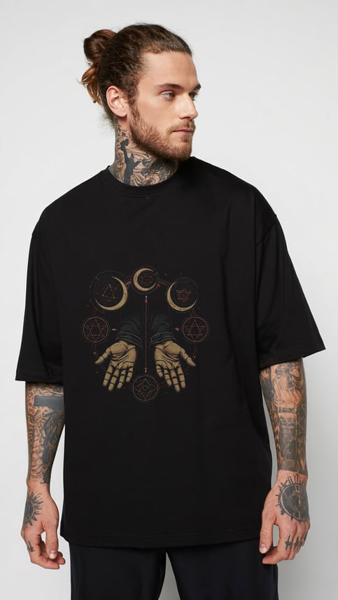 Camisa Oversized Mística Oculta