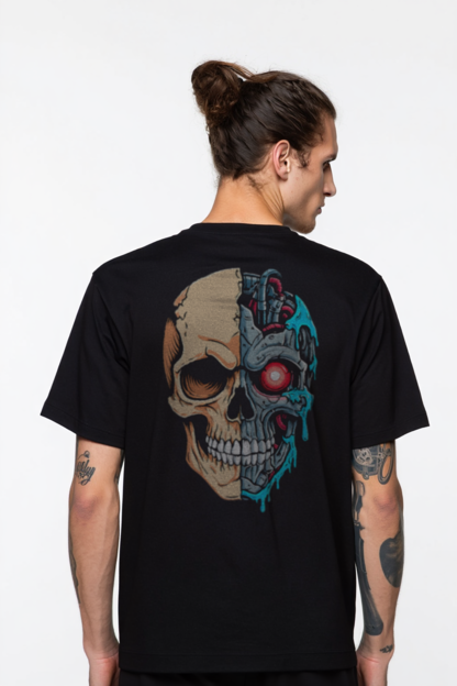 Nome do produto: T-Shirt Classic Cyber Skull