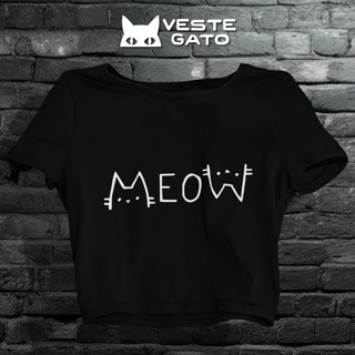 Nome do produtoCropped Meow Minimal