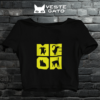 Nome do produtoCropped Meow Black