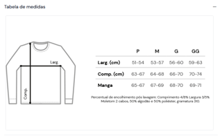 Nome do produto Moletom Prime Fechado - É só lixar e pintar!