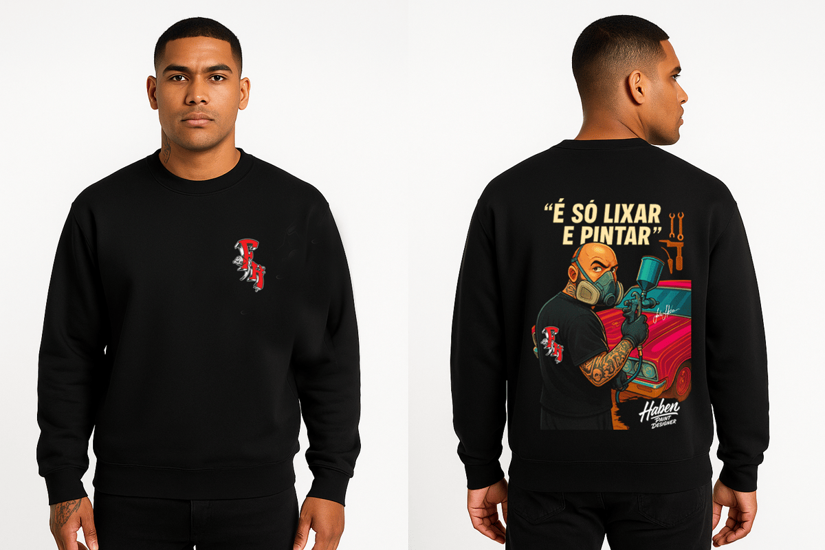 Nome do produto: Moletom Prime Fechado - É só lixar e pintar!