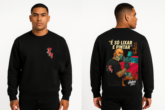 Moletom Prime Fechado - É só lixar e pintar!