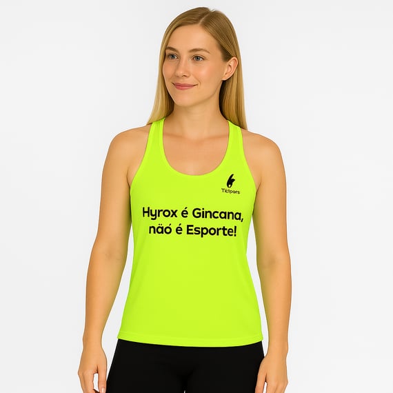 Regata Feminina Dry Fit Hyrox Gincana