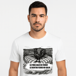Camiseta Esportiva Ferro no Galo - T Shirt Quality