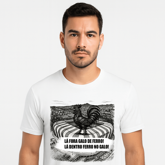 Camiseta Esportiva Ferro no Galo - T Shirt Quality