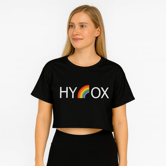 Camisa Cropped Hyrox! (Preto)