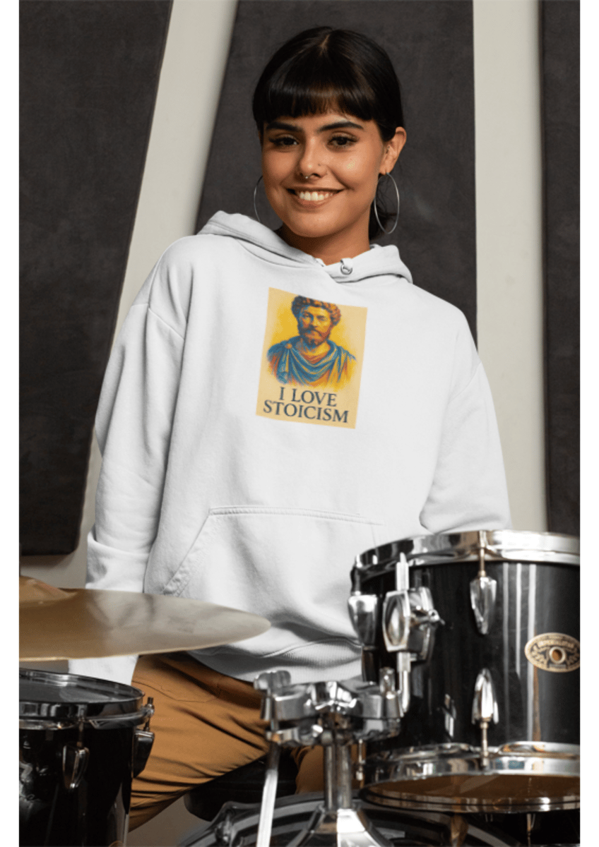 Nome do produto: Moletom Prime Canguru- I LOVE STOICISM