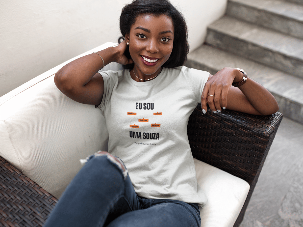 Nome do produto: Baby Long Feminina Eu Sou Uma Souza – Nome Que Representa (Quality Adulto)