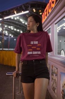 Nome do produto Camiseta Feminina Eu Sou Uma Santos – Nome Que Representa (Quality Adulto)