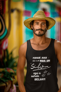 Nome do produto Regata Masculina Silva – Sua Estrela Brilha Aqui (Quality Adulto)