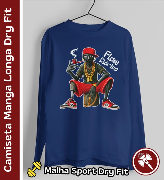 Mano Saci - Camiseta Manga Longa Sport Dry UV