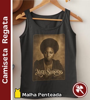 Nina Simone 01 - Camiseta Regata