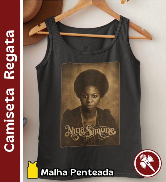Nina Simone 01 - Camiseta Regata