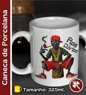 Mano Saci - Caneca de Porcelana