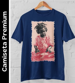 Menino DJ - Camiseta Premium