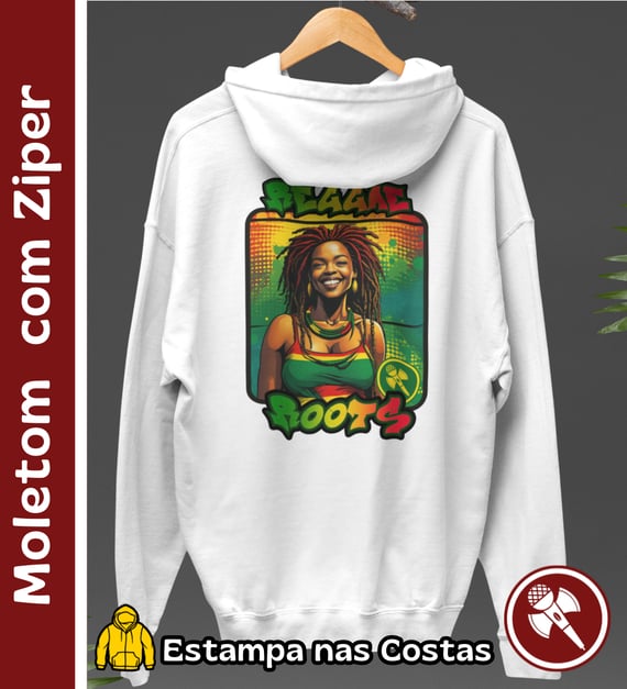 Reggae Roots - Moletom com Ziper
