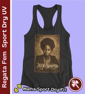 Nina Simone 01 - Regata Feminina Sport Dry UV