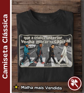 Criança Interior (Abbey Road) - Camiseta Clássica