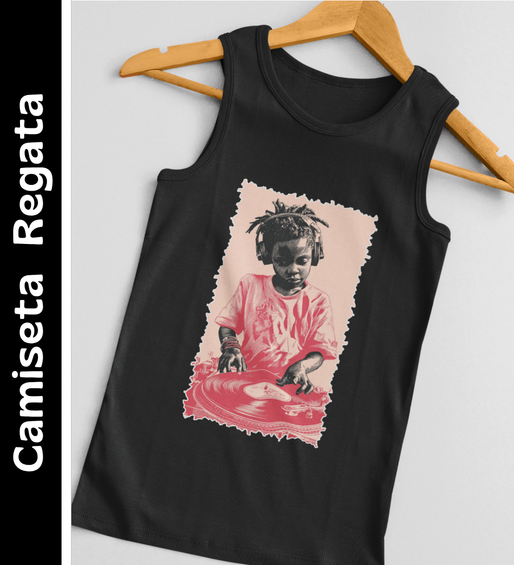 Nome do produto: Menino DJ - Camiseta Regata