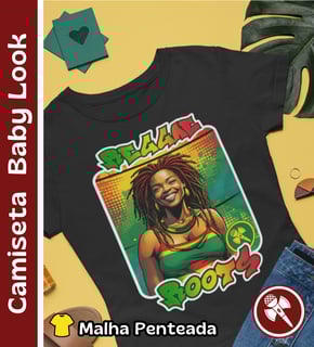 Reggae Roots - Camiseta Baby Look