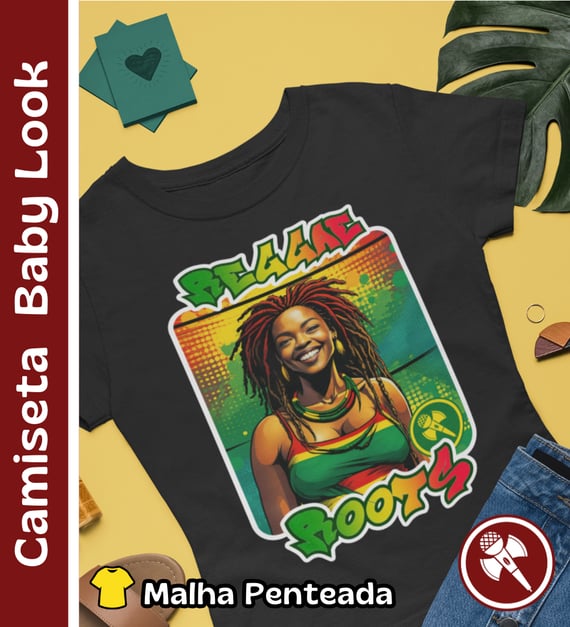 Reggae Roots - Camiseta Baby Look