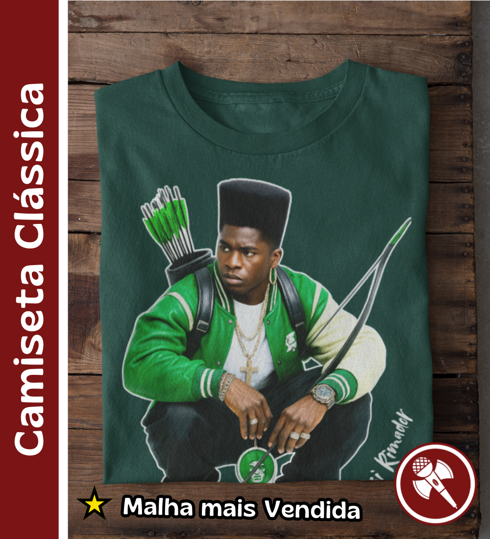 Nome do produto: Oxóssi Rimador - Camiseta Clássica