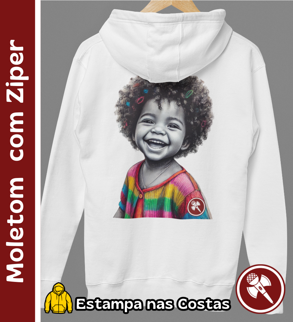 Nome do produto: Criança Interior 01 - Moletom com Ziper