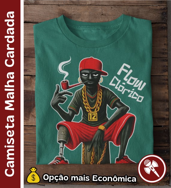 Mano Saci - Camiseta Malha Cardada