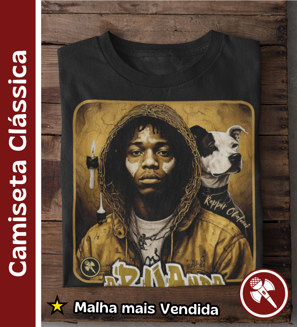 Nome do produto: Rapper Obaluaê - Camiseta Clássica