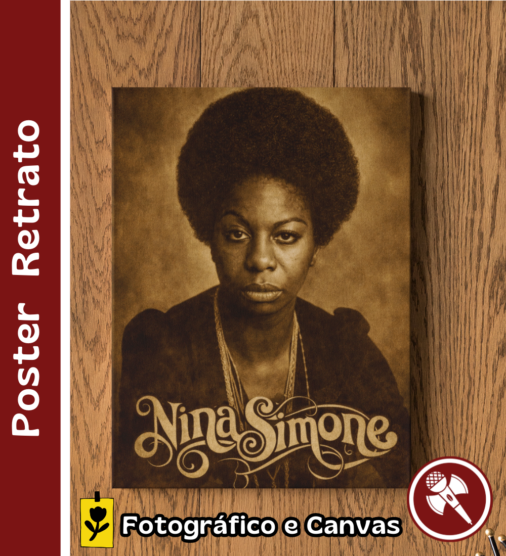Nome do produto: Nina Simone 01 - Poster Retrato