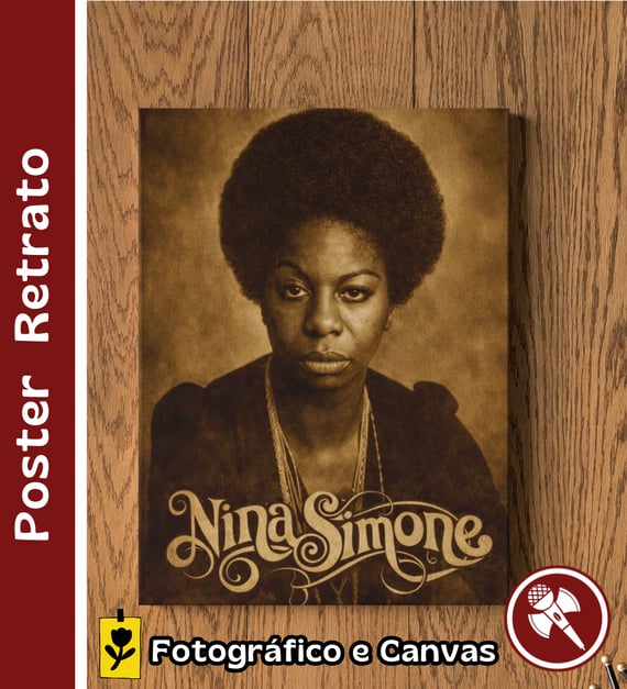 Nina Simone 01 - Poster Retrato