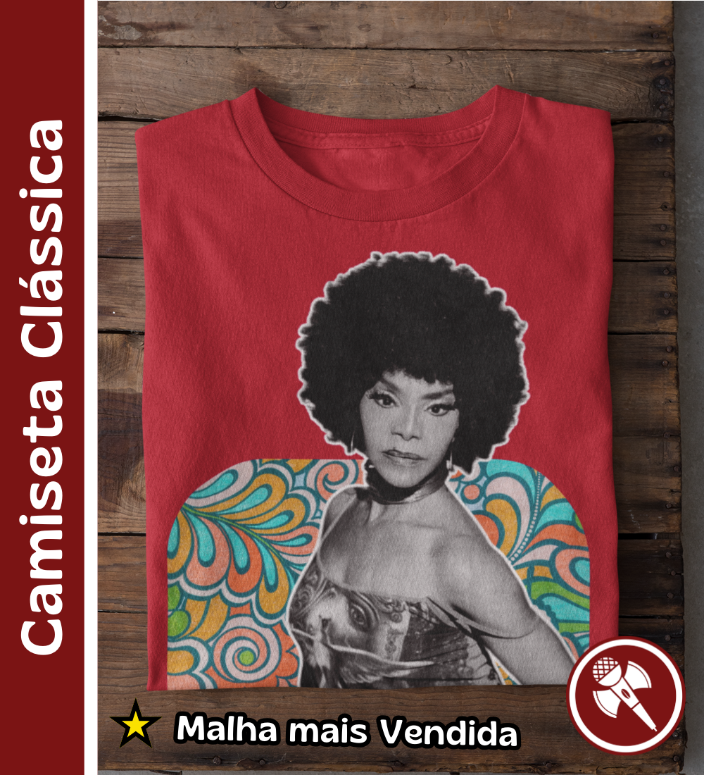 Nome do produto: Elza Soares - Camiseta Clássica