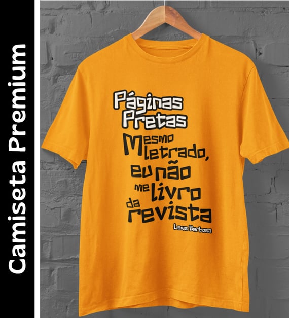 Páginas Pretas - Camiseta Premium