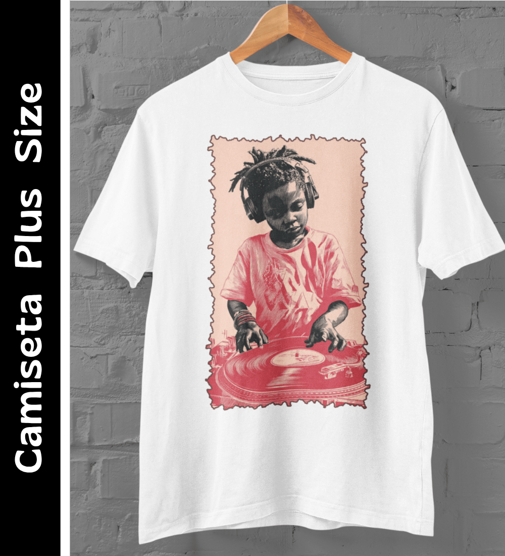 Nome do produto: Menino DJ - Camiseta Plus Size