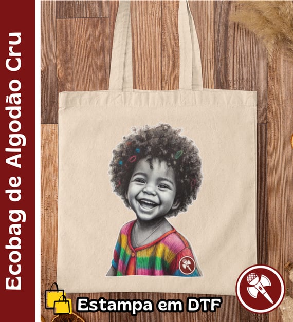 Criança Interior 01 - Ecobag Algodão Cru