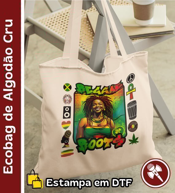 Reggae Roots - Ecobag Algodão Cru