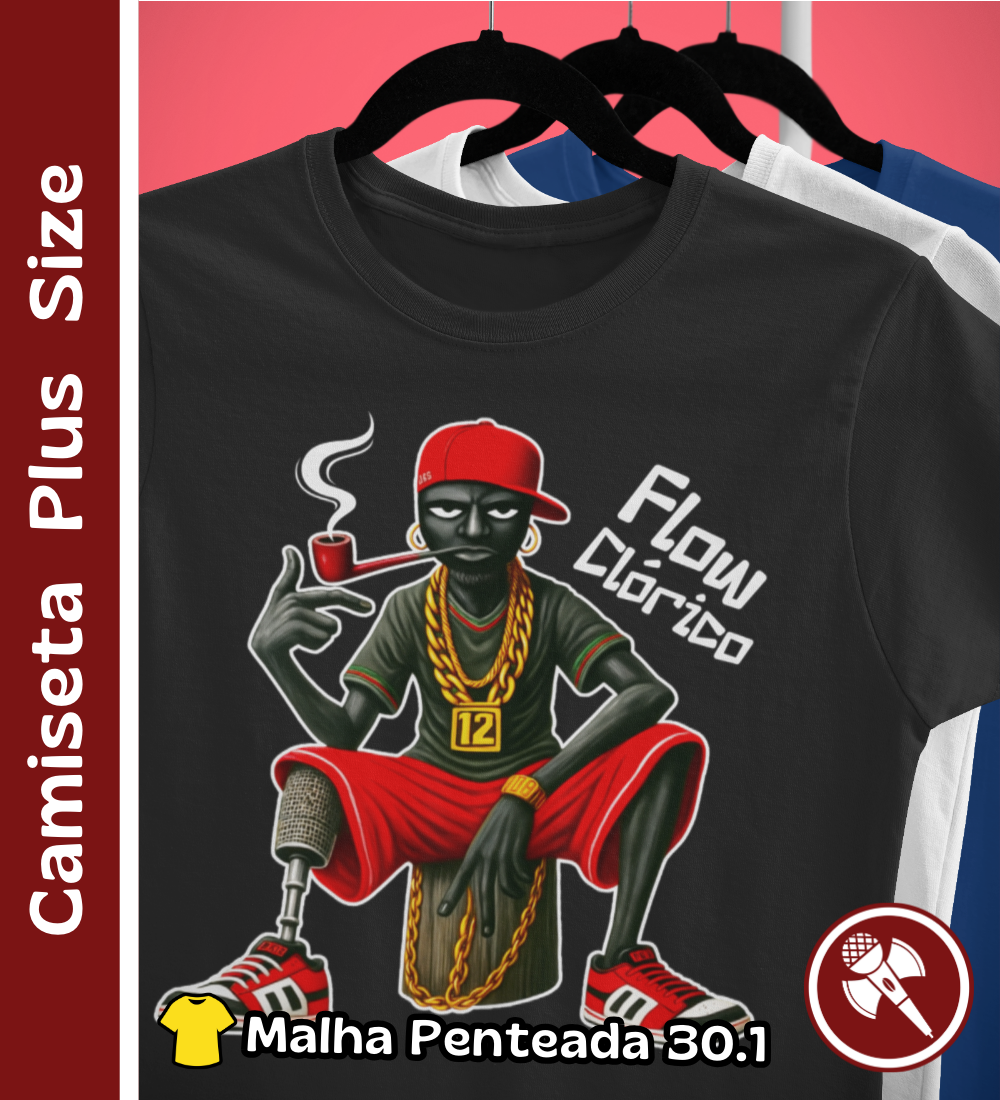 Nome do produto: Mano Saci - Camiseta Plus Size