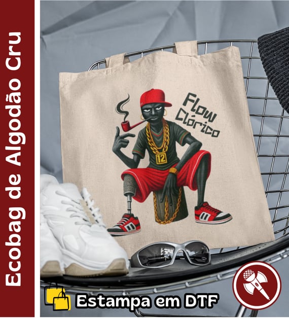 Mano Saci - Ecobag Algodão Cru