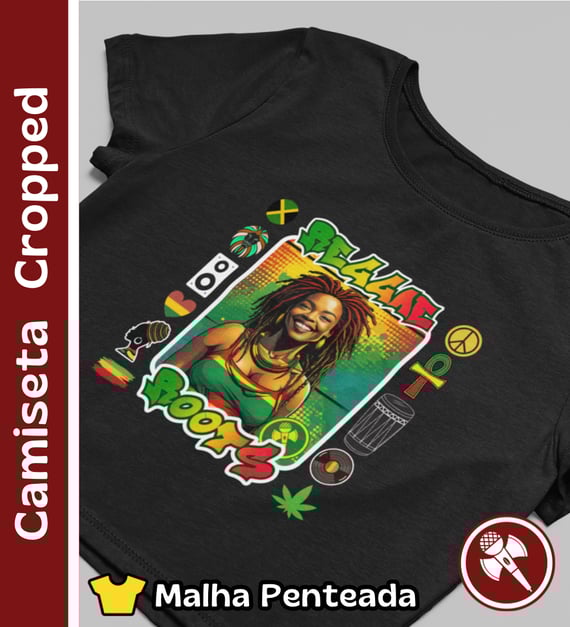 Reggae Roots - Camiseta Cropped