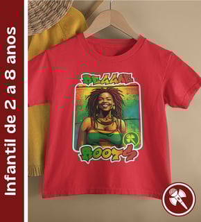 Reggae Roots - Camiseta Intantil de 2 a 8 anos
