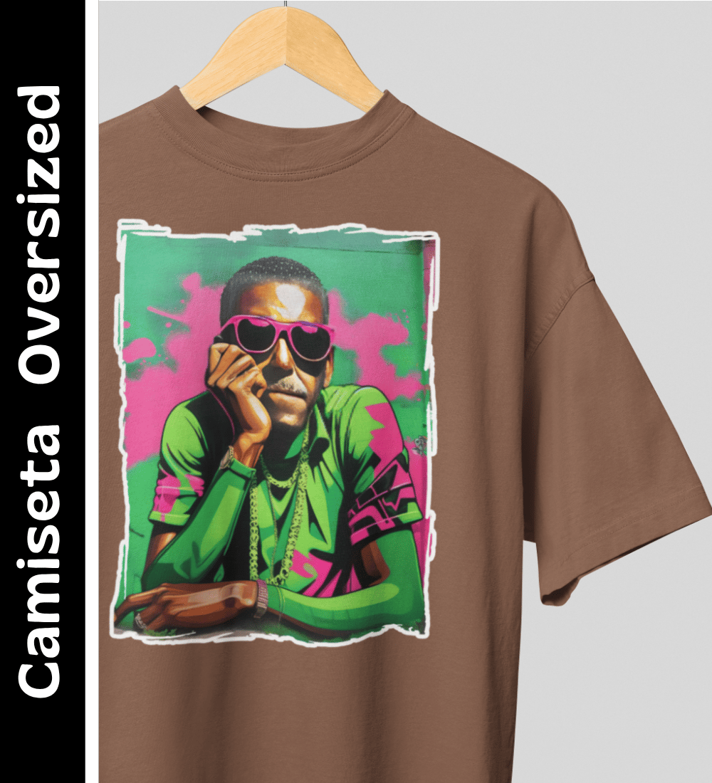 Nome do produto: MC Cartola - Camiseta Oversized