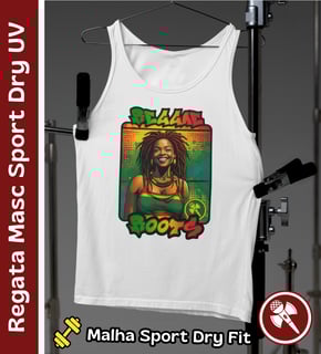 Reggae Roots - Regata Masculina Sport Dry UV