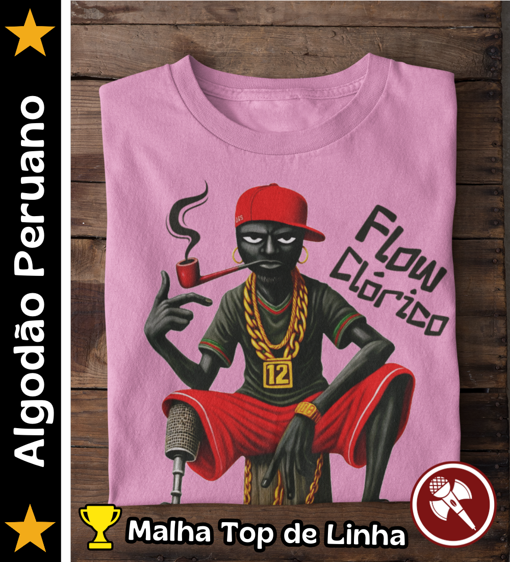 Nome do produto: Mano Saci - Camiseta de Algodão Peruano