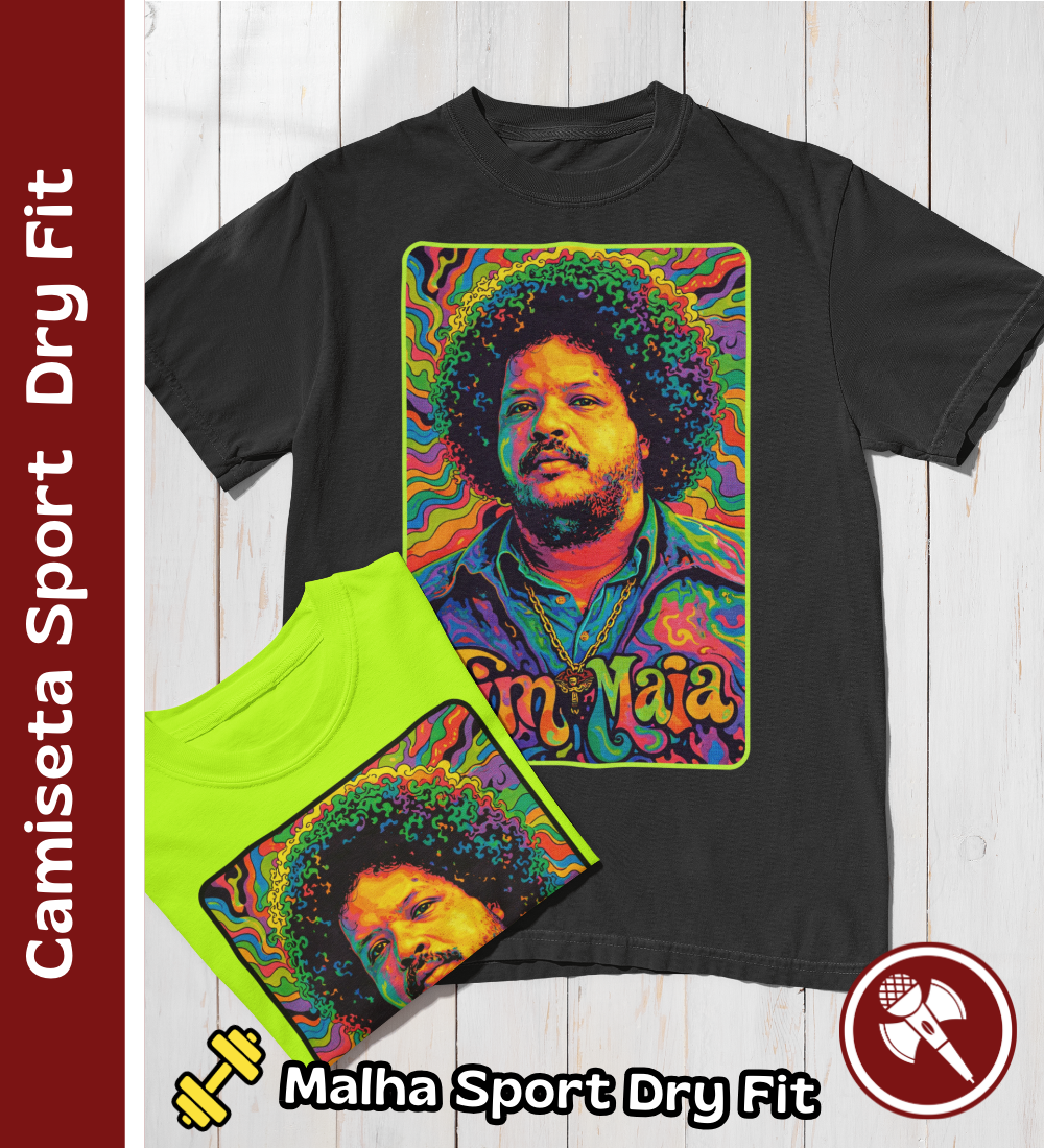 Nome do produto: Tim Maia Psicodélico - Camiseta Sport Dry UV