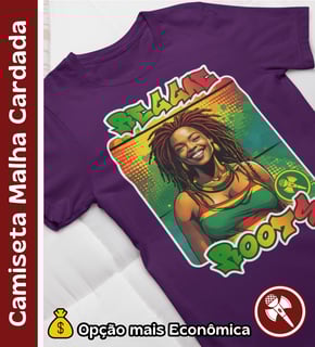 Reggae Roots - Camiseta Malha Cardada