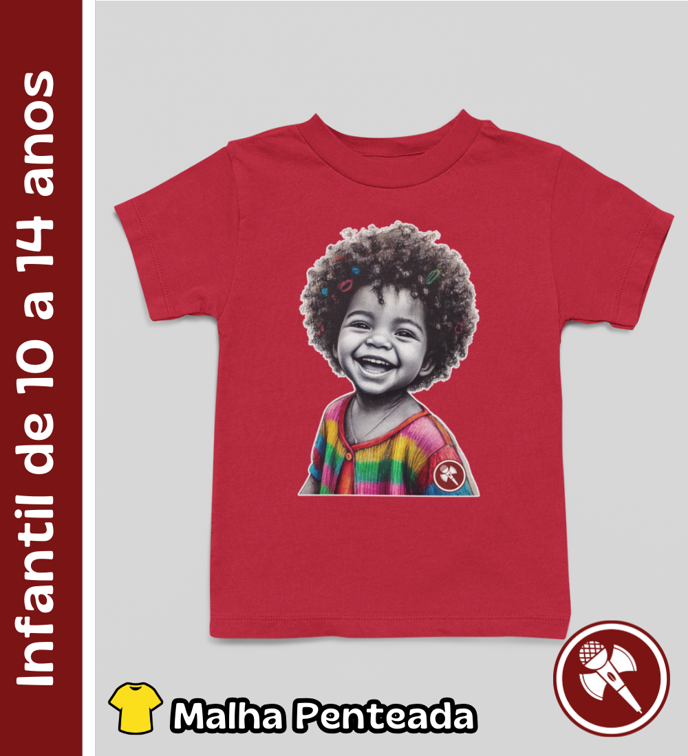 Nome do produto: Criança Interior 01 - Camiseta Intantil de 10 a 14 anos