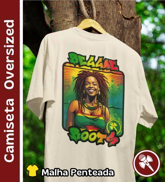 Reggae Roots - Camiseta Oversized